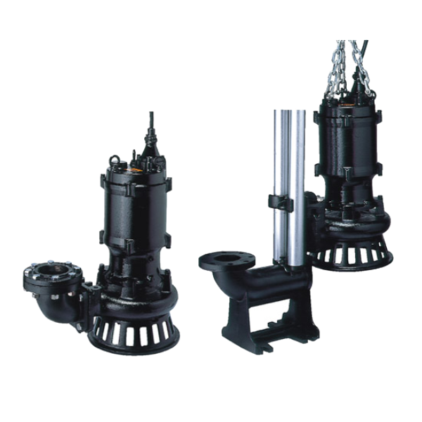 Máy bơm chìm nước thải cánh hở Tsurumi 50SFQ 2.4S 0.4kW 220V